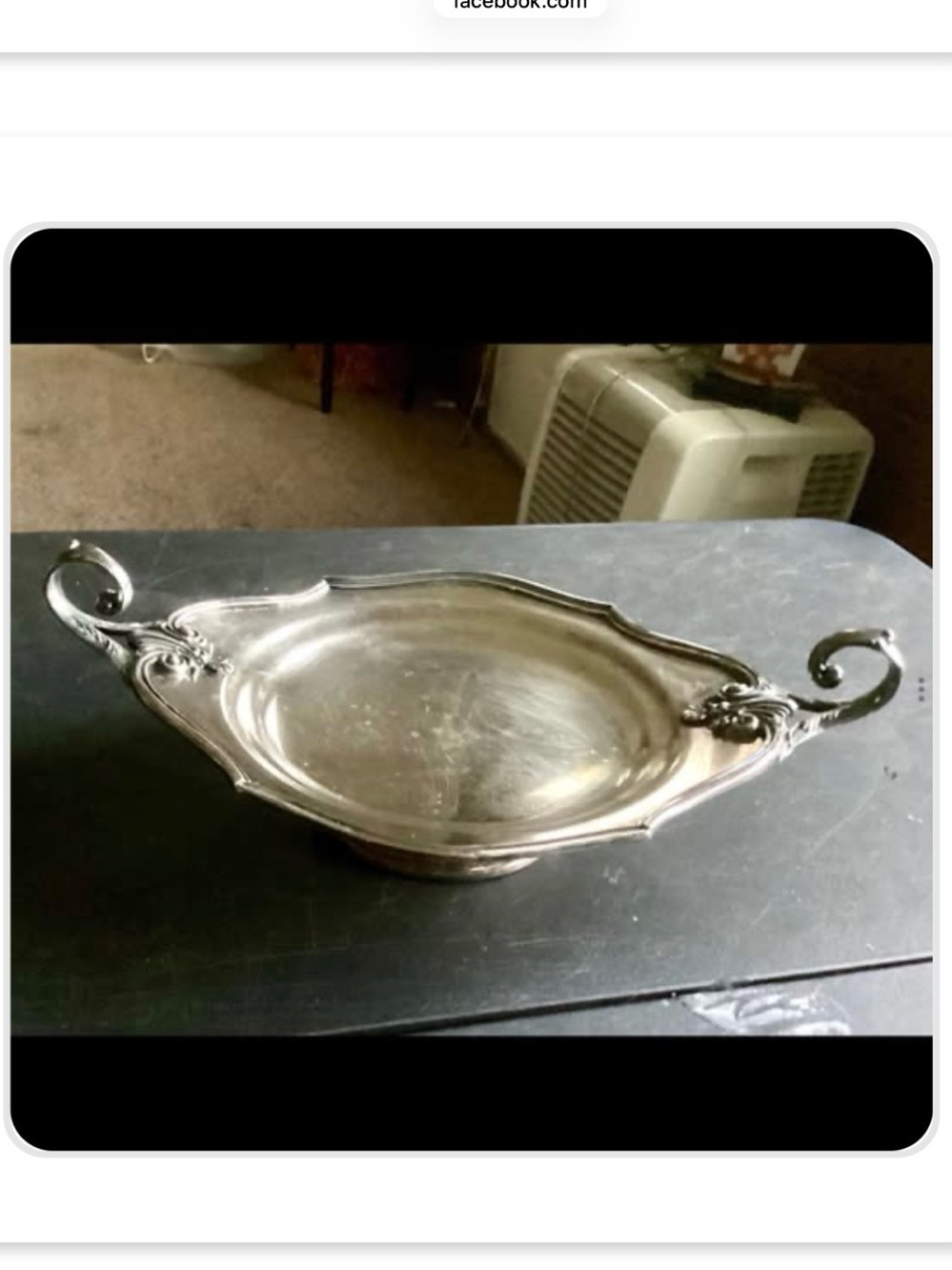 Proctor Sterling Plate Greek Krater Style Elevated Server